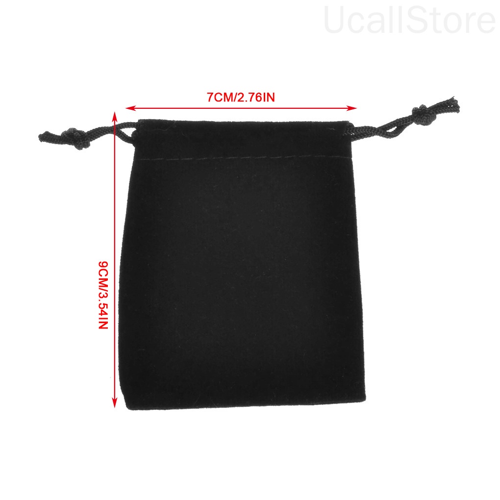 Túi dây rút đựng trang sức bằng nhung mềm mại nhỏ gọn