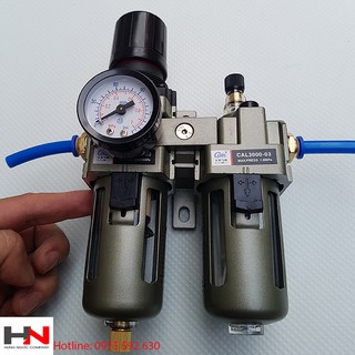 SALE Bộ lọc khí nén Cim 2 cấp Cim CAL3000-03 kèm nối nhanh