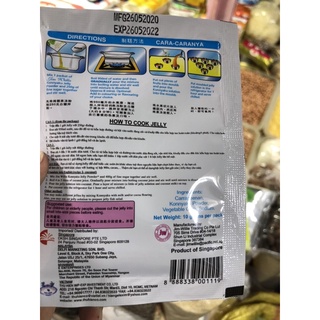 Bột rau câu trái dừa Singapore