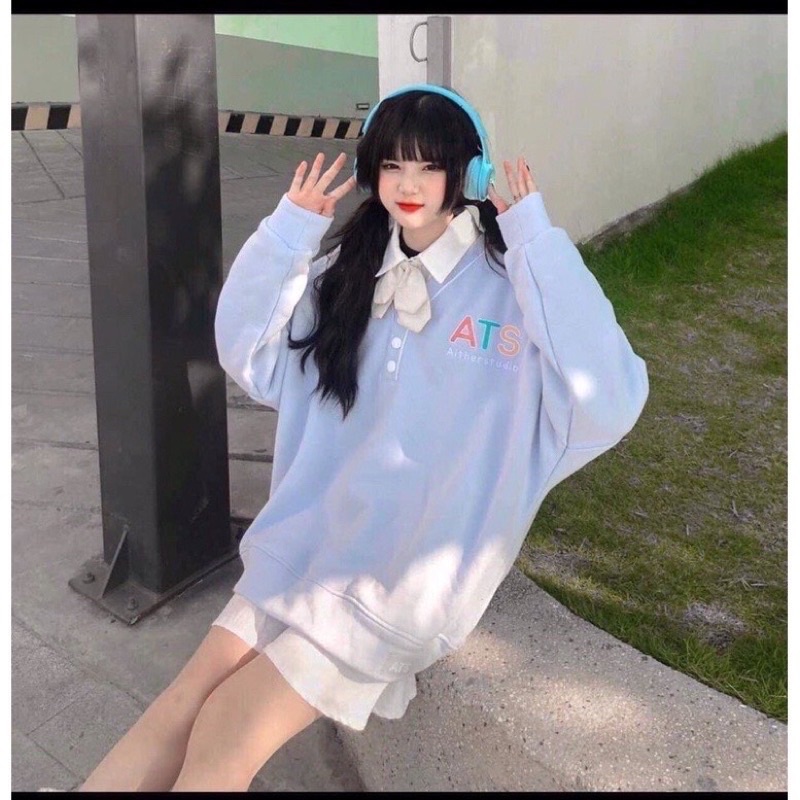 Áo Sweater Nỉ Khủng Long Unisexfreeshipmẫu hót 2021 chào thu, chất nỉ ngoại mềm tay , 3 màu Đen/Xanh/Trắng