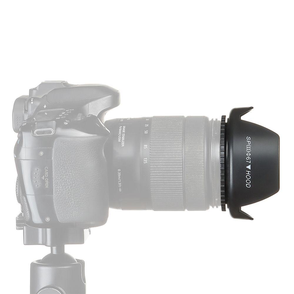 JONYE Loa Che Nắng Trọng Lượng Nhẹ Cho Máy Ảnh Nikon Canon Sony Fuji Olympus DSLR
