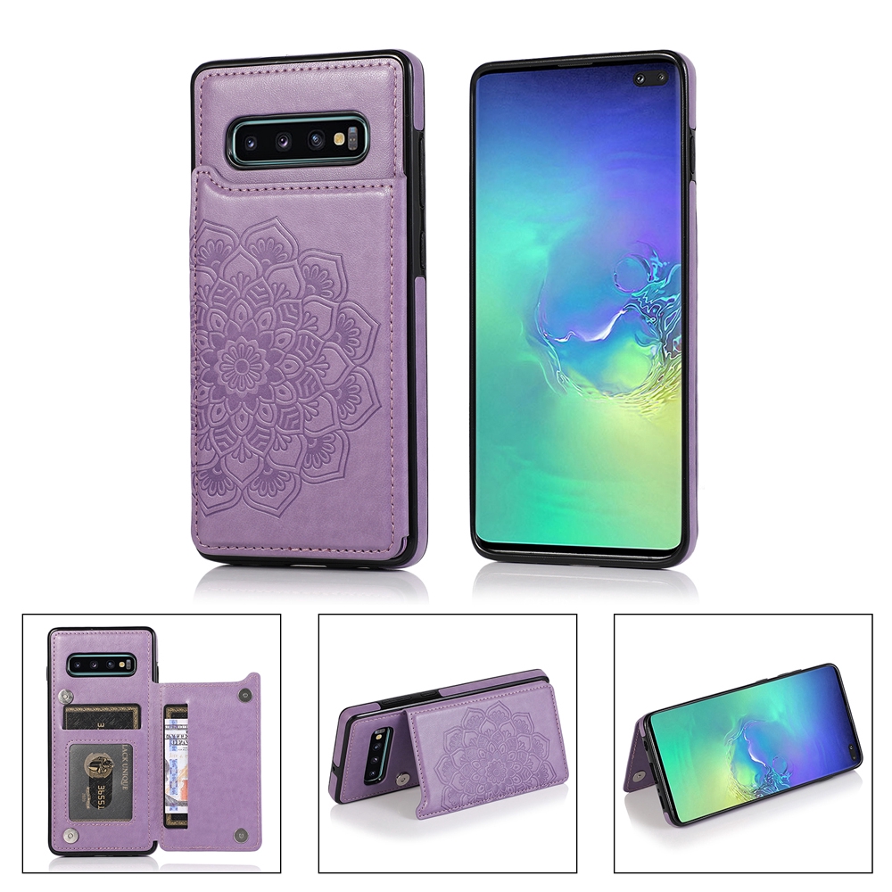 Bao da điện thoại đa năng với hoa văn cho Samsung S Note 8 9 10 20 E Plus A M 10 20 30 40 50 51 70 71 81 90 91 E S Plus