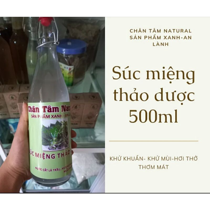 Nước súc miệng thảo dược 500ml