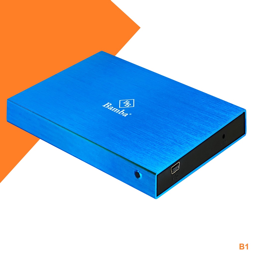 HỘP ĐỰNG Ổ CỨNG HDD, SSD BAMBA B1 2.5 (CHUẨN 2.0 ) - VỎ NHÔM