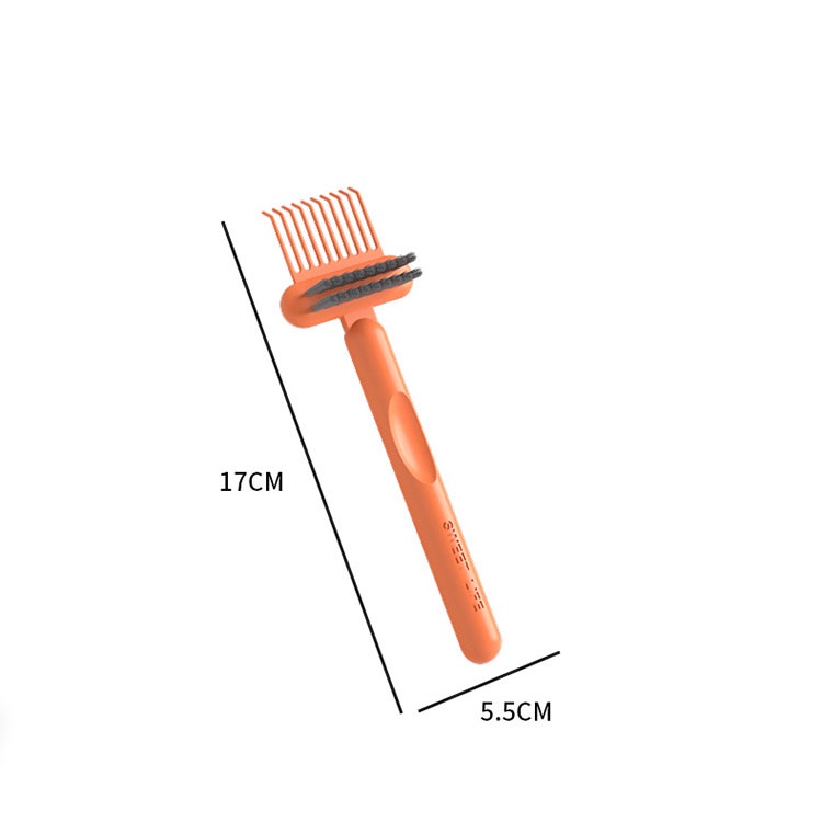 Bàn Chải Rỗng Làm Sạch Tóc Xoăn Đơn Giản