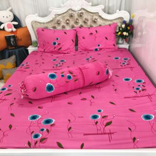 Combo bộ drap thun hàn quốc m4 full chăn