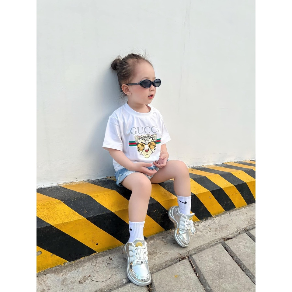 Áo thun cho bé họa tiết hổ vải cotton mềm mịn, thoáng mát – Sammy_VN