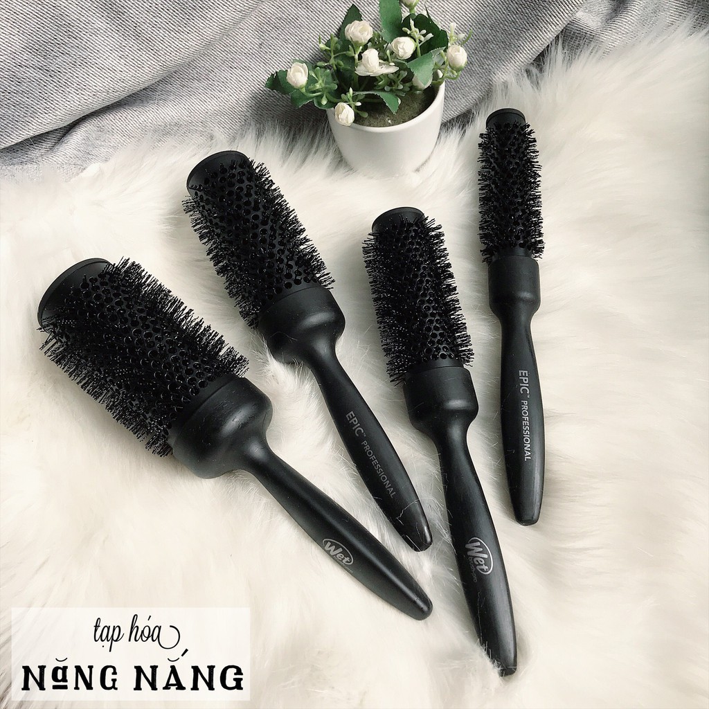 [Hàng sẵn] Lược lô tròn sấy tóc tạo kiểu Wet Brush dòng Epic Professional Blowout Brush