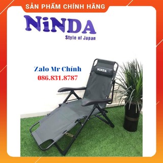 [ HÀNG TỐT NHẤT ] Ghế xếp nằm ngủ trưa văn phòng, thư giãn, ghế xếp inox gấp gọn tiện lợi, đa năng, NINDA G930  [ GỌI LÀ