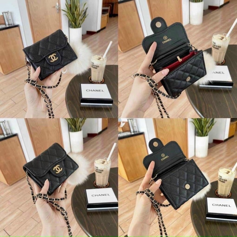 Túi ví nữ trần trám chất da gạo đẹp