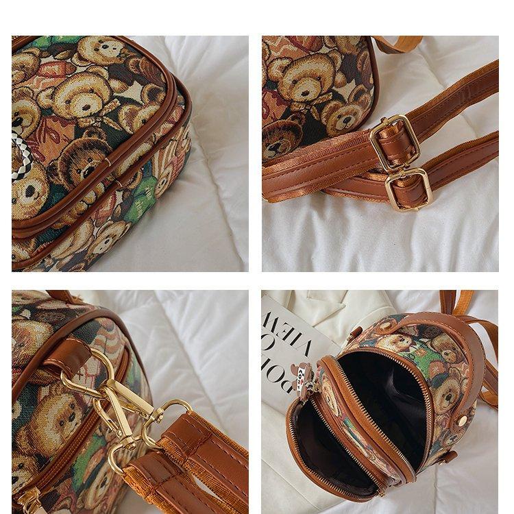 Ba Lô In Hình Gấu Thời Trang Dành Cho Nữ