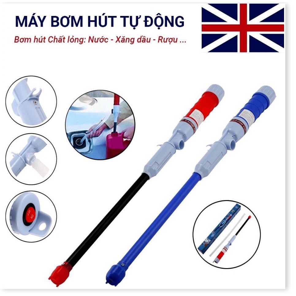 Dụng cụ bơm hút chất lỏng hóa chất máy hút xăng dầu bơm hút rượu nước mini tự động cầm tay BH01