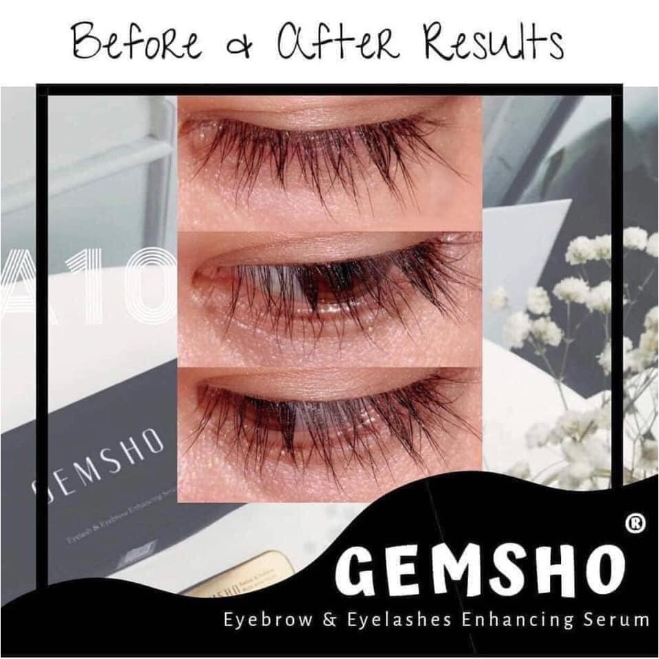 Serum dưỡng mi GEMSHO Eyelash & Eyebrow Enhancing 3mL