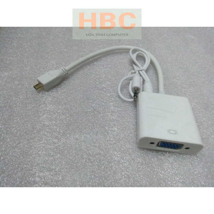 Cáp chuyển Micro HDMI to VGA + AV