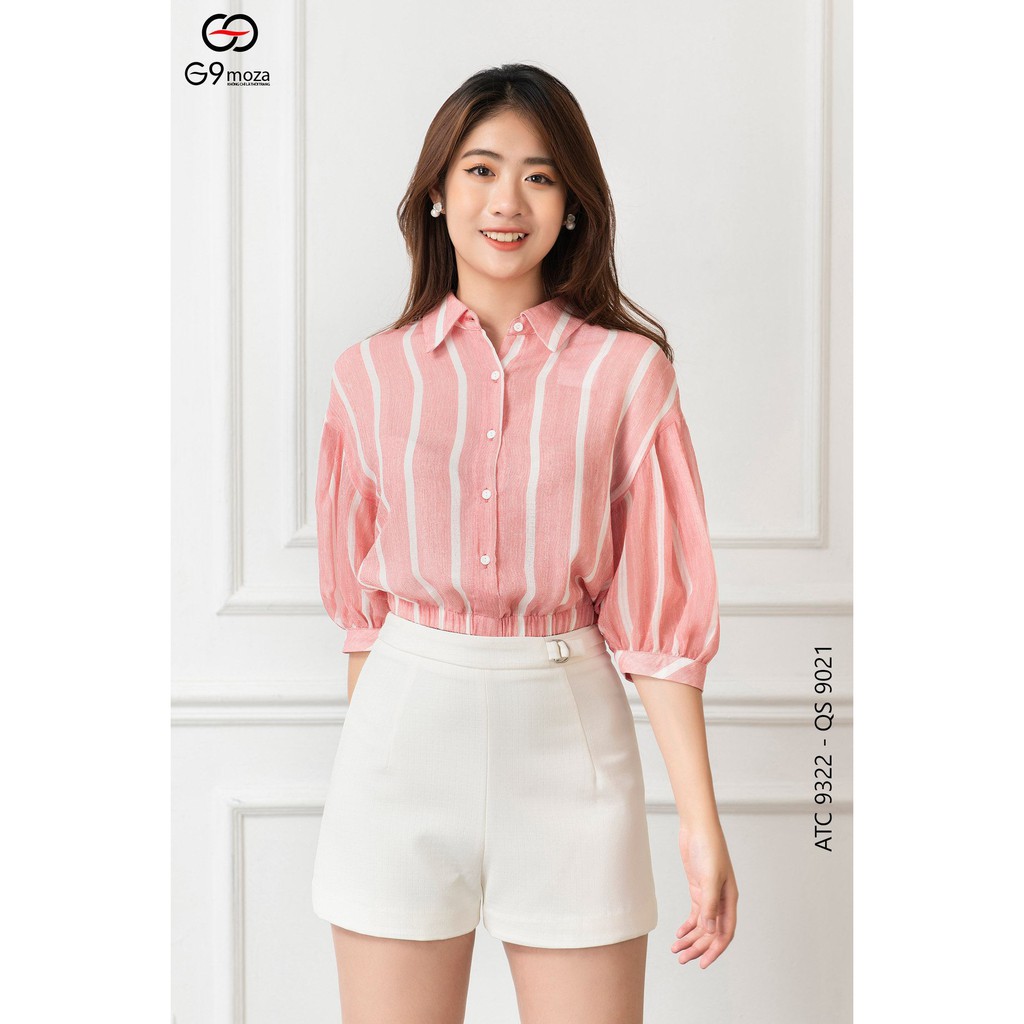 Sơ mi crtop tay lỡ nữ 9322 G9moza.