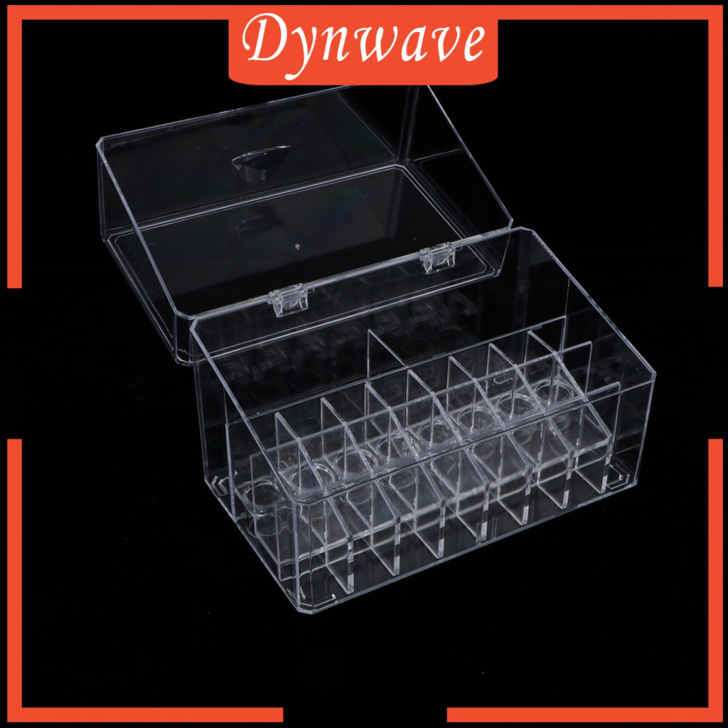 Hộp Đựng Son Môi Bằng Acrylic Trong Suốt Kèm Nắp Đậy Tiện Dụng