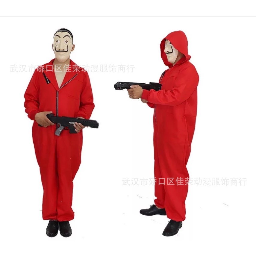 Bộ trang phục đỏ Money Heist/Squid Game