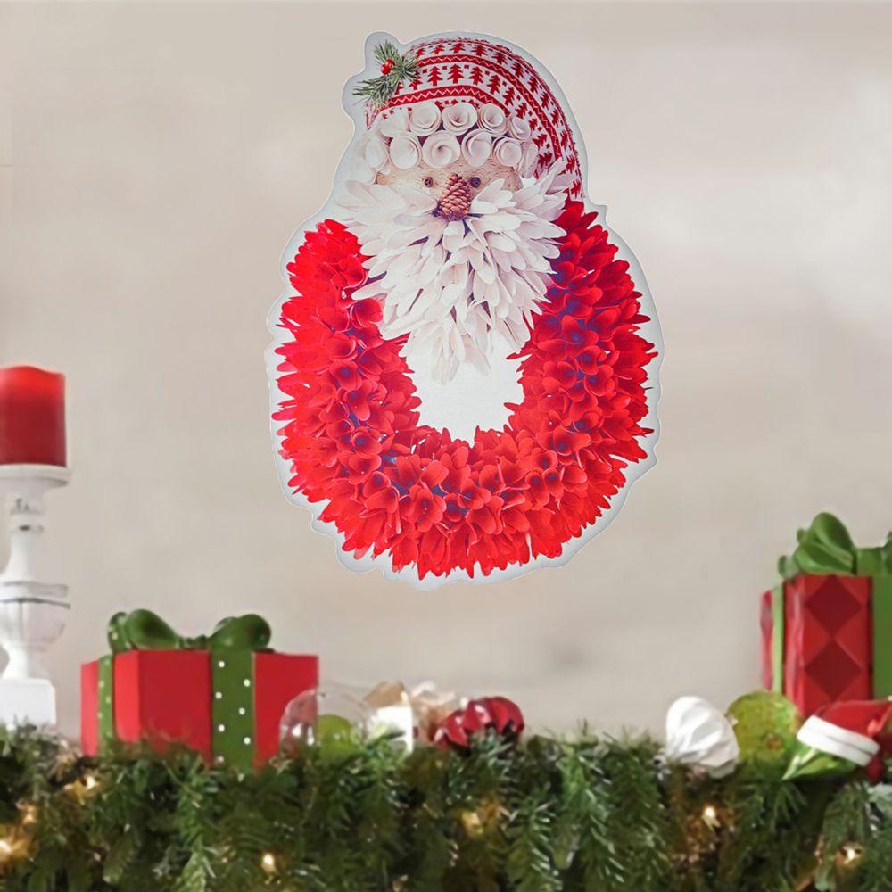 24 Sticker Dán Cửa Sổ Chống Nước Tĩnh Điện Trang Trí Giáng Sinh Năm Mới