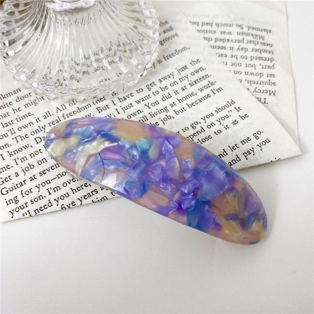 Kẹp Tóc Đuôi Ngựa Bằng Acetate Chống Trượt Thời Trang