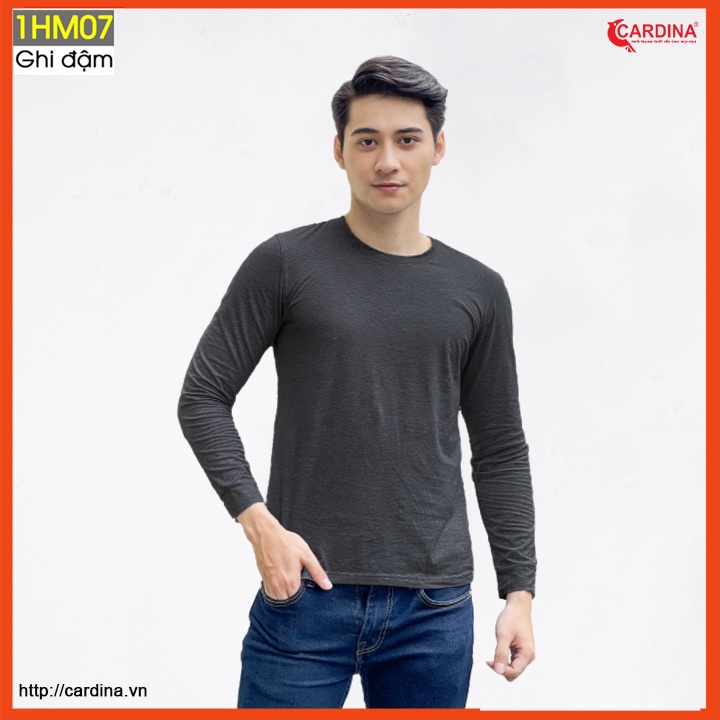 Áo giữ nhiệt nam CARDINA cổ tròn công nghệ HEATTECH giữ ấm co giãn 4 chiều 2HM | BigBuy360 - bigbuy360.vn