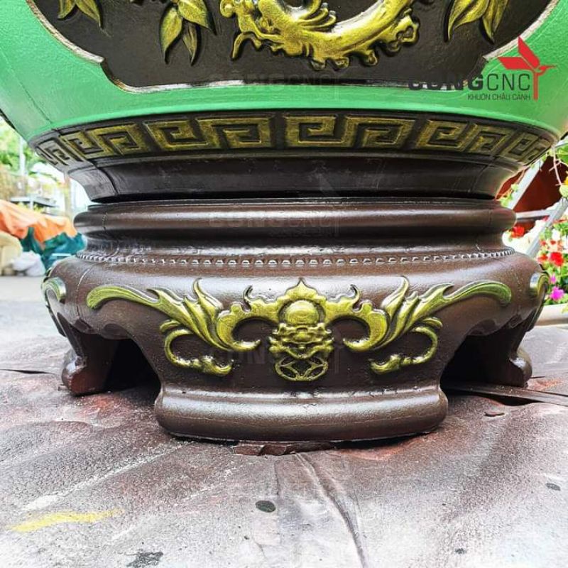 Khuôn đúc chậu cảnh abs bộ tròn 73