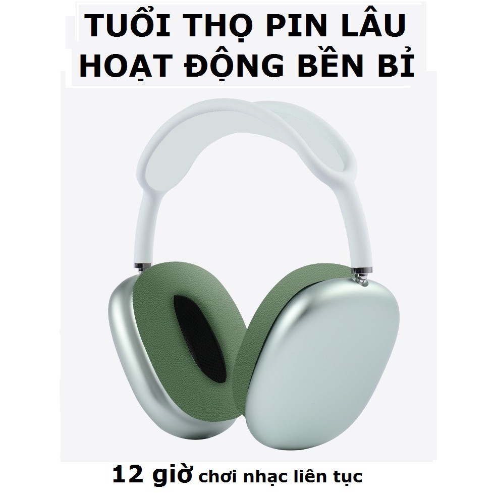 Tai Nghe Bluetooth ,Tai nghe Không Dây max P.9 , Nghe Phê,Êm ,Pin Bền hình thức đẹp