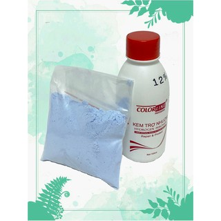 Combo Bột tẩy tóc 9D colagen cao cấp + oxy (hỗ trợ nhuộm tóc thời trang siêu đẹp)