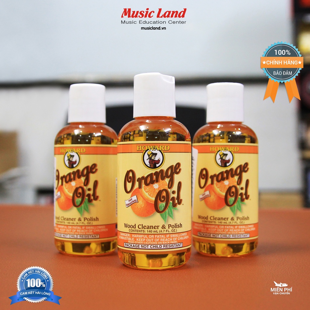 Dầu Lau Cần và Body Đàn Guitar Howard Orange Oil – Chính Hãng Mỹ