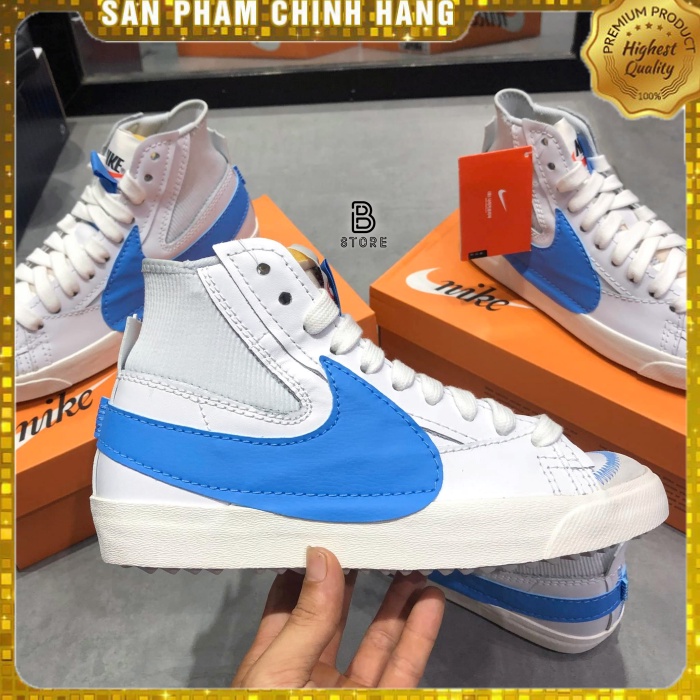 GIÀY THỂ THAO NIKE Mid Blazer 77 Jumbo DD3111 100 🔴Giảm 50K Khi Nhập Mã 🔴