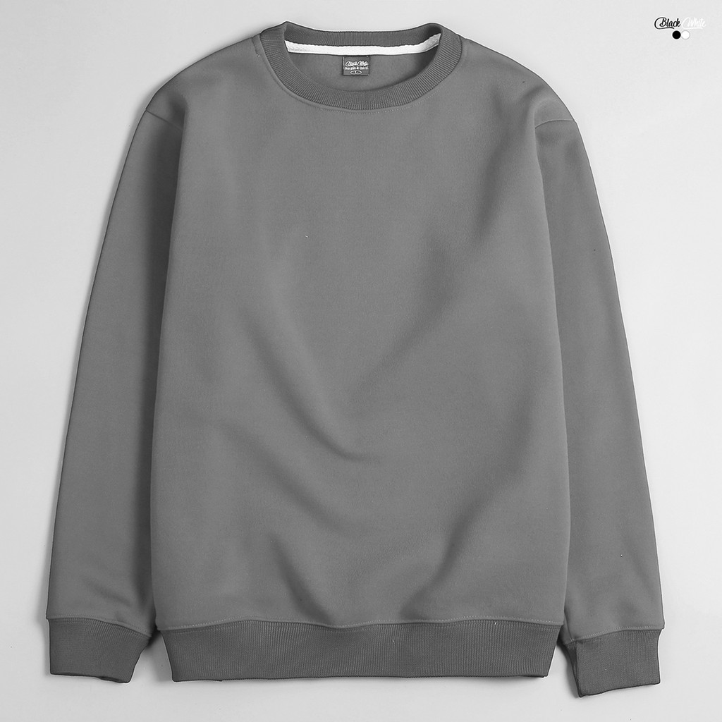 [ Combo Giảm Tối Đa 30% ] Áo Sweater Màu Xám Cực Hot Cho Mùa Thu Đông, Sang Trọng | BlackWhite Shirt Official