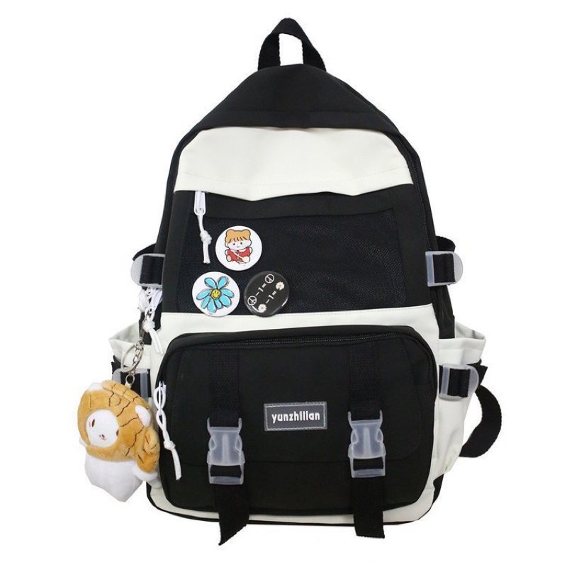 Balo phong cách Hàn Quốc siêu nhẹ, chống nước thời trang DOUCIYUAN 1863 (KHÔNG KÈM GẤU)