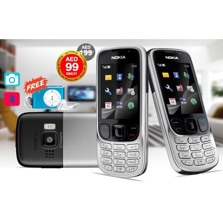Điện Thoại NOKIA 6303 Main Zin Đầy Đủ Pin Sạc,BH 12 Tháng