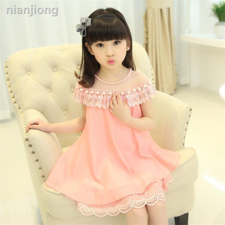 Chân Váy Chiffon Hàn Quốc Mùa Hè Mới 2018 Cho Bé Gái