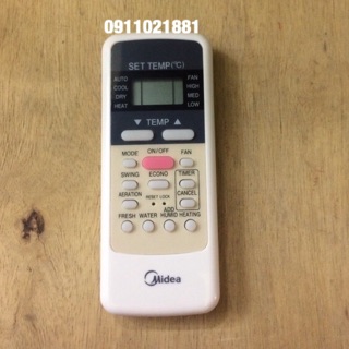 Điều khiển điều hoà MIDEA 2 chiều