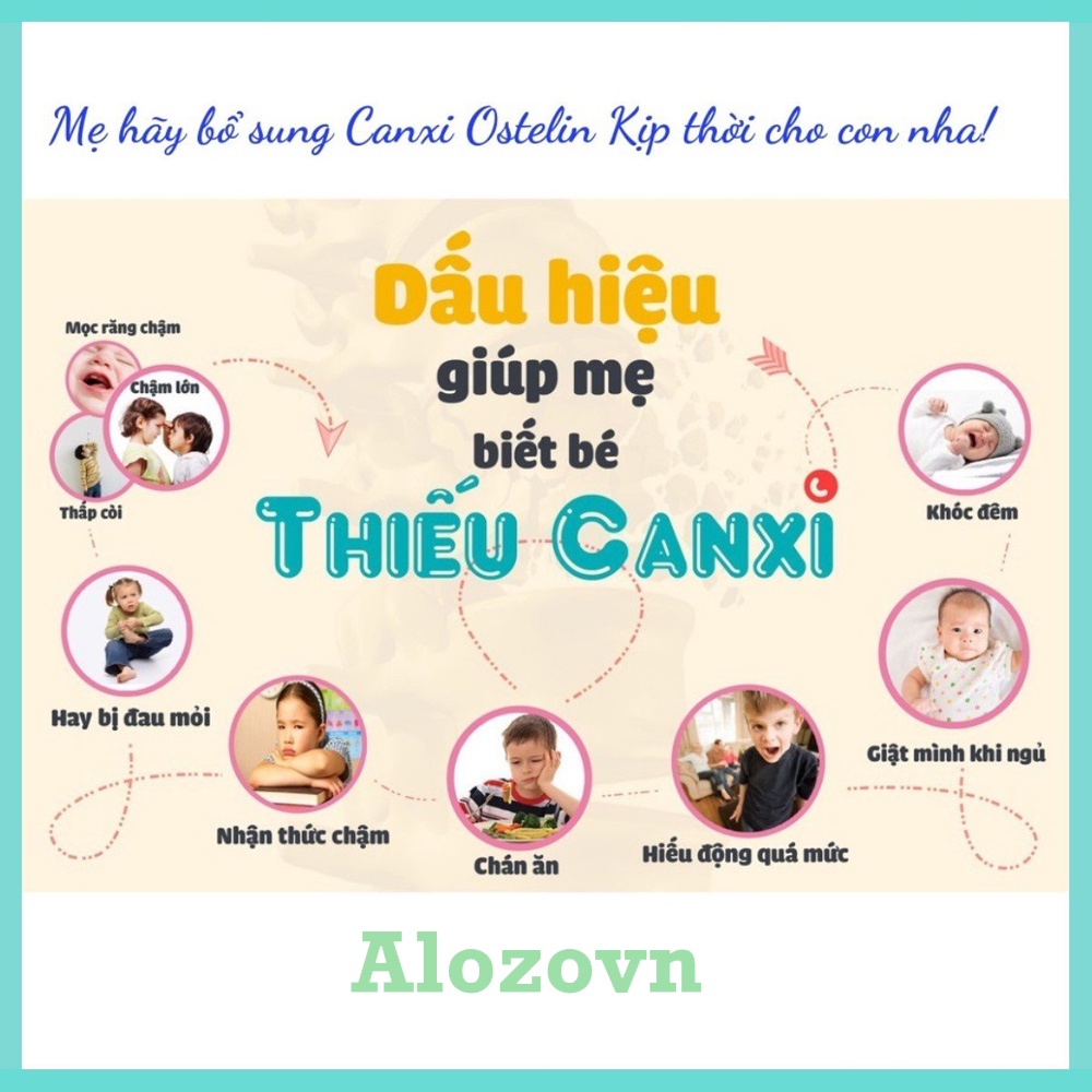 Canxi Ostelin khủng long viên cho bé - Ostelin Kids Calcium & Vitamin D3 90 viên