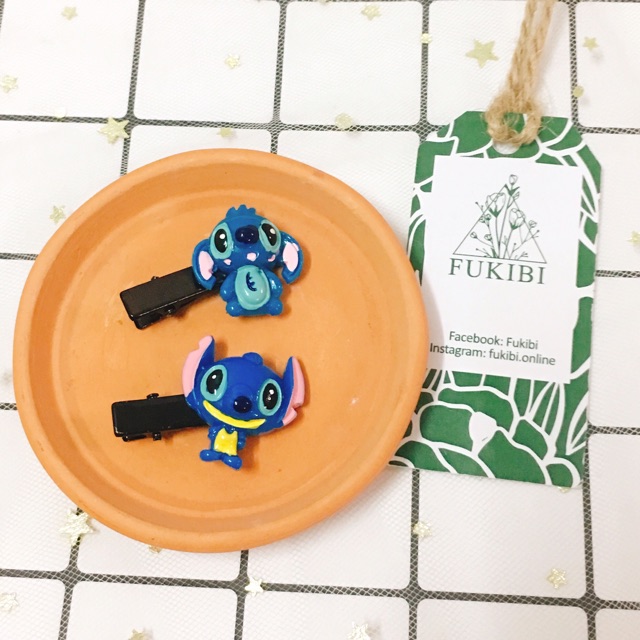 CỘT TÓC, KẸP TÓC, CÀI ÁO STITCH ẢNH THẬT