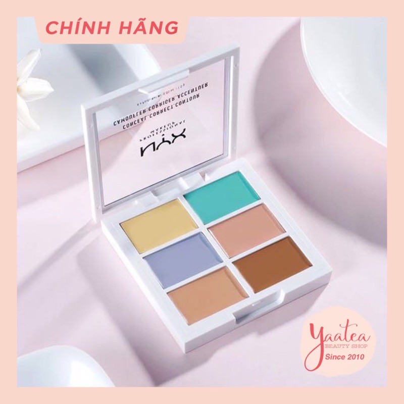 Bảng che khuyết điểm NYX color Correcting Concealer 6 ô