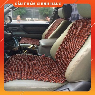{Hàng chính hãng} Bộ hạt gỗ tựa lưng massage ô tô 100% gỗ tự nhiên Hương Vân cao cấp HN-V