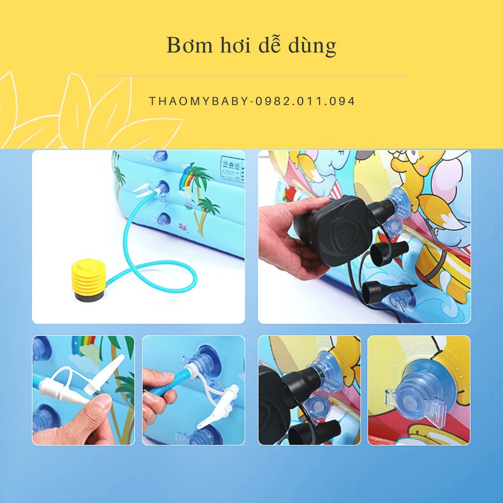 Bể bơi, phao bơi hè cho bé hot 2022