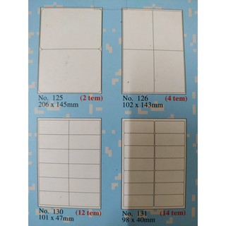 [CHAT SHOP NHẮN MÃ] Giấy dán nhãn Tomy A4