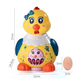 gà đẻ trứng vừa đi vừa đẻ trứng (chưa kèm theo pin) giao màu ngẫu nhiên