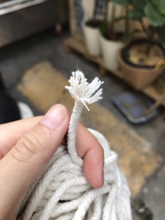 Dây thừng Macrame cotton dệt Mắc na 3mm