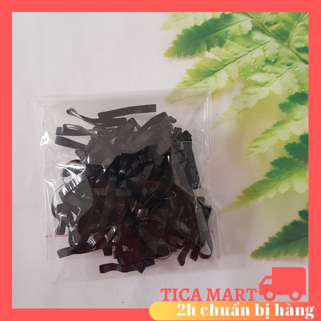 Thun cột tóc màu đen dày 4mm bền, chắc gấp 2 lần gói 20 gr, 50gr, 100gr