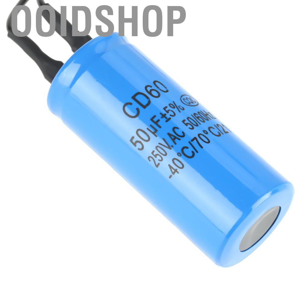 Tụ điện CD60 250V AC 50UF 50/ 60HZ tiện lợi dành cho máy nén khí