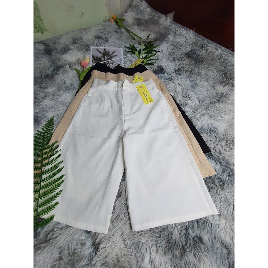 Quần đùi đũi - quần đùi nữ vải đũi lưng cao siêu hót 2021 | BigBuy360 - bigbuy360.vn