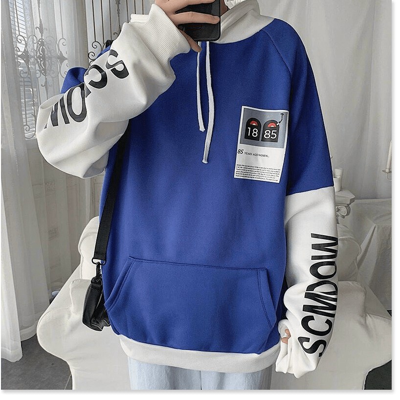 ÁO KHOÁC HOODIE NAM CÁ TÍNH PHỐI MÀU SÀNH ĐIỆU