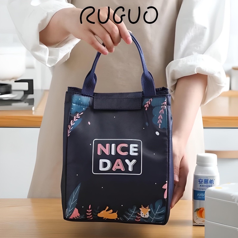 Túi Giữ Nhiệt Đựng Cơm Túi Đựng Đồ Cách Nhiệt Chống Thấm Nước Cho Hộp Cơm Trưa