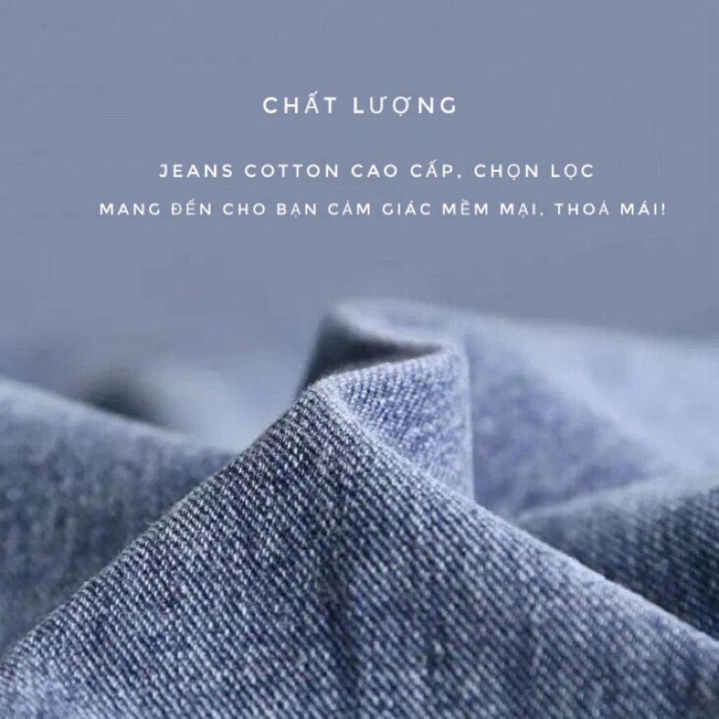 Quần jean nữ ống rộng quần bò nữ lưng cao ống suông đứng-Quần jean ống rộng cạp cao