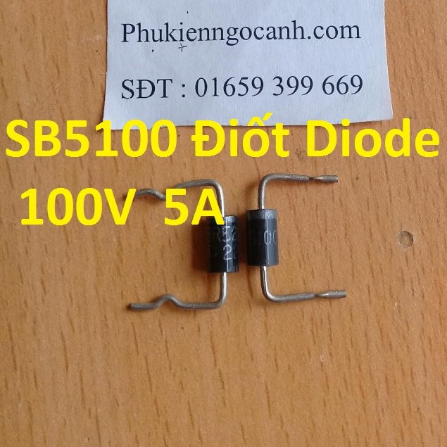 SR5100 DIODE 5A 100V ,điốt 5100,DIODE SB5100 hàng mới chất lượng tốt