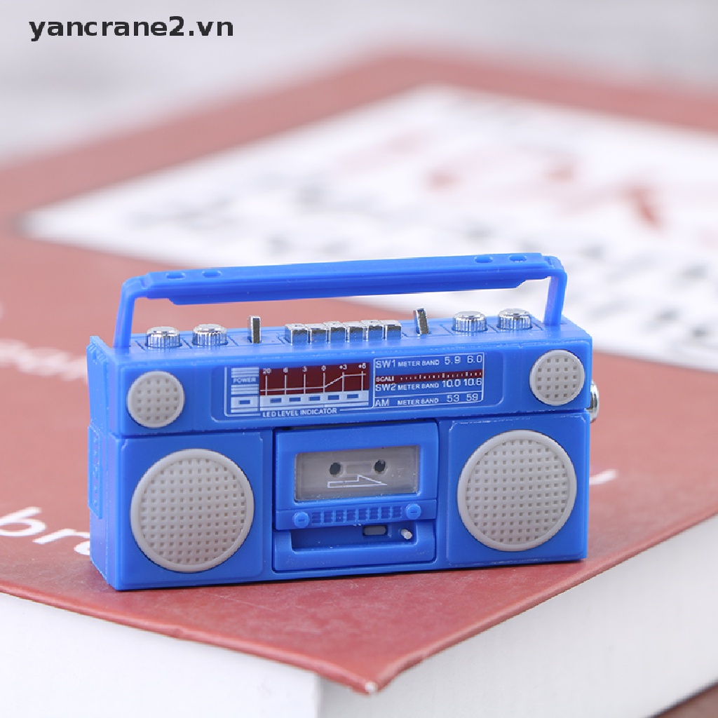 Mô Hình radio Đồ Chơi Mini Hoài Niệm Trang Trí Nhà Búp Bê {yancrane2.vn}